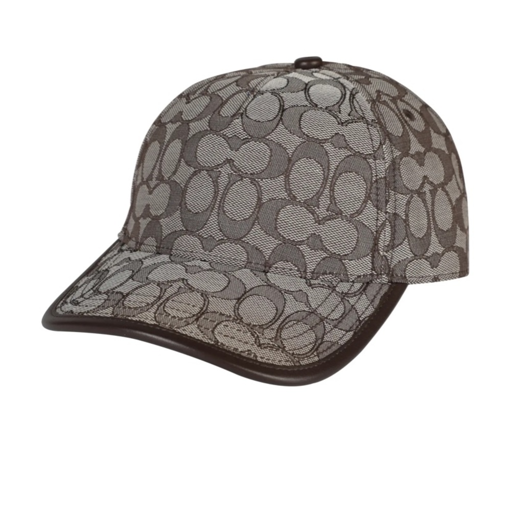 Signature coach jacquard baseball cap